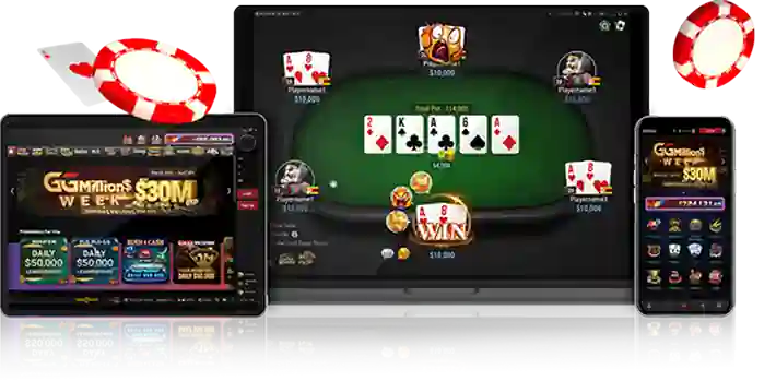 GGPoker iPhone与iPad移动客户端设备展示